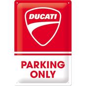 Tin Sign 20X30Cm Ducati -  NOSTALGIC ARTParking Only
