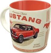 Mug Ford Mustang NOSTALGIC ART - Gt 1967 Red