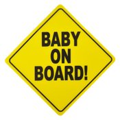 PANNEAU BABY ON BOARD ! AVEC VENTOUSE