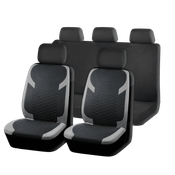 HOUSSES RUSH NOIR/GRIS TU 9 pcs