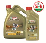 Huile moteur CASTROL EDGE 5W30 LL 5+1L