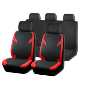 HOUSSES RUSH NOIR/ROUGE TU 9 pcs