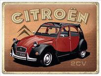 Tin Sign 30 X 40 Cm NOSTALGIC ART  Citroen 2Cv Charleston