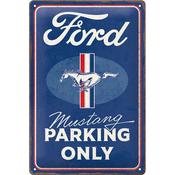 Tin Sign 20X30 NOSTALGIC ART Cm Ford Mustang - Parking Only