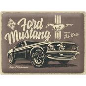 Tin Sign 30 X 40 Cm NOSTALGIC ART Ford Mustang - The Boss