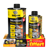 Lot Décalaminant BARDAHL diesel 5 en 1 1L+300 ml