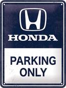 Tin Sign  15Cm X 20Cm NOSTALGIC ART Honda Am - Parking Only