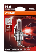 1 Ampoule OSRAM H4 Night Breaker® Silver 12V