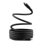 Câble USBC/USBC 1.5m gaine aimantée   TNB- NOIR