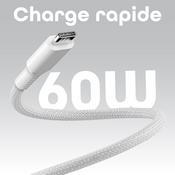 Câble TNB USB-C/USB-C 1.5m gaine aimantée 