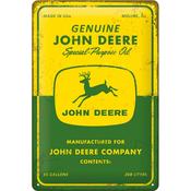 Tin Sign 20X30 NOSTALGIC ART Cm John Deere - Special Purpose Oil