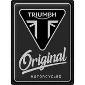 Tin Sign 30 X 40 Cm NOSTALGIC ART Triumph - Original Motorcycles