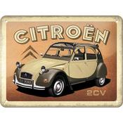 Tin Sign  15Cm X 20Cm NOSTALGIC ART Citroen - 2Cv