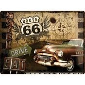 Tin Sign 30 X 40 Cm NOSTALGIC ART Route 66