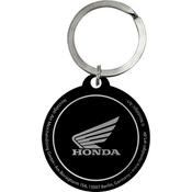 Key Chain Round NOSTALGIC ART  Honda - Logo Red