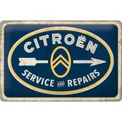 Tin Sign 20X30 NOSTALGIC ART Cm Citroen-Service & Repairs