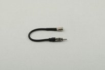 Double coque adaptateur antenne iso>din avec cable 18cm