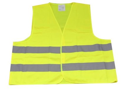 Gilet réfléchissant jaune homologué