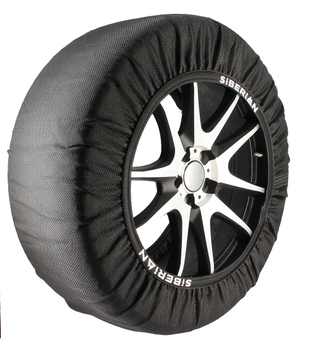 Chaussettes à Neige Pour Pneus Voiture - Lot De 2 - Nylon Super Fibre - Pour Véhicules à Jantes Alliage/ABS