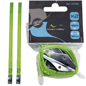 2 sangles à boucle GREENVALLEY 40cmx18mm