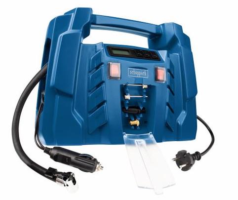 Compresseur gonfleur portatif SCHEPPACH 8 bars AC/DC - AIR FORCE 5