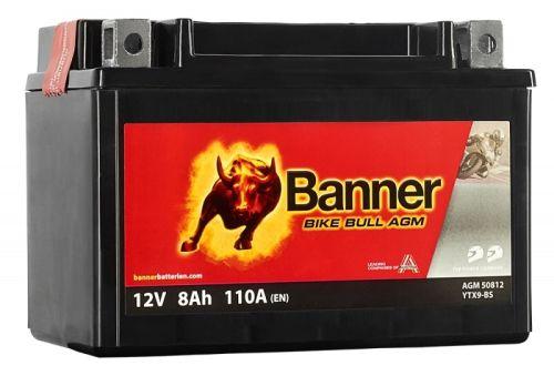 Batterie 2 ROUES BANNER YTX9-BS