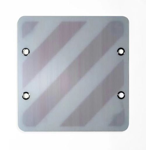 Panneau de signalisation arrière réfléchissant 