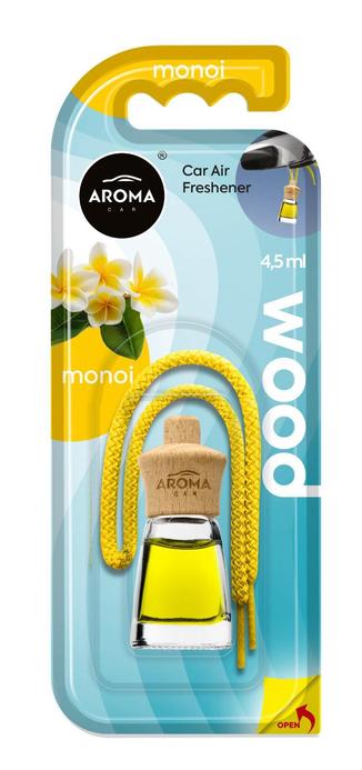 Désodorisant AROMA CAR aroma car wood mini monoi 4,5ml