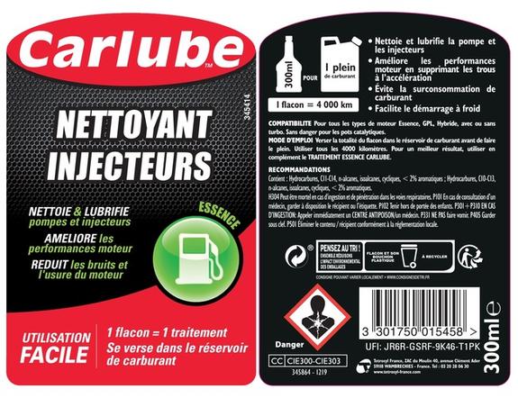 Nettoyant Injecteur TETROSYL essence 300ml