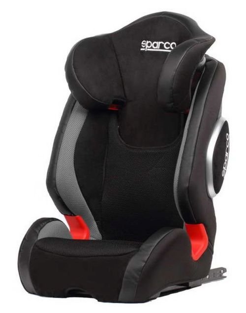 Siège enfant f1000k groupe 1/2/3 (9/36kg) noir/gris Isofix SPARCO
