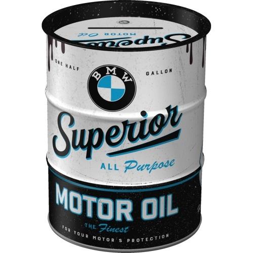 Money Box Oil Barrel Bmw NOSTALGIC ART  Superior Motor Oil