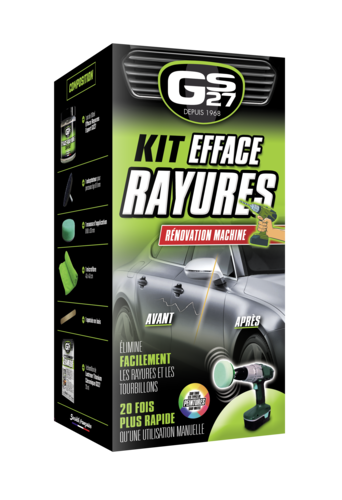Kit efface rayures rénovation machine GS27 100ML Kit efface rayures rénovation machine GS27 100ML