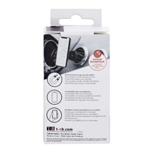 Support magnétique premium pour grille d'aération finition carbone TNB - noir