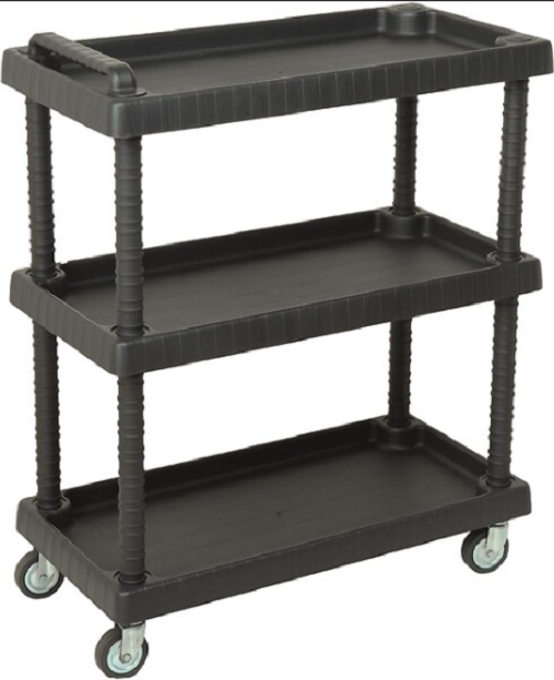 Desserte mobile 3 étagères porte-outils - Charg max 120 kg ARTPLAST