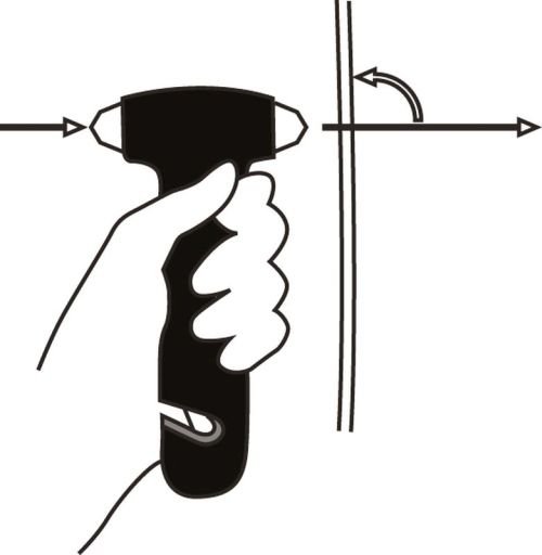 Marteau brise vitres d'urgence noir CARPOINT