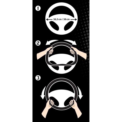 Couvre volant CUSTOMAGIC rose à strass