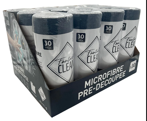 Rouleau de 30 microfibres pré-découpés PLANET LINE