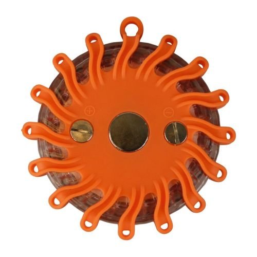 Balise clignotante de secours 16 led 360° magnétique orange CARPOINT