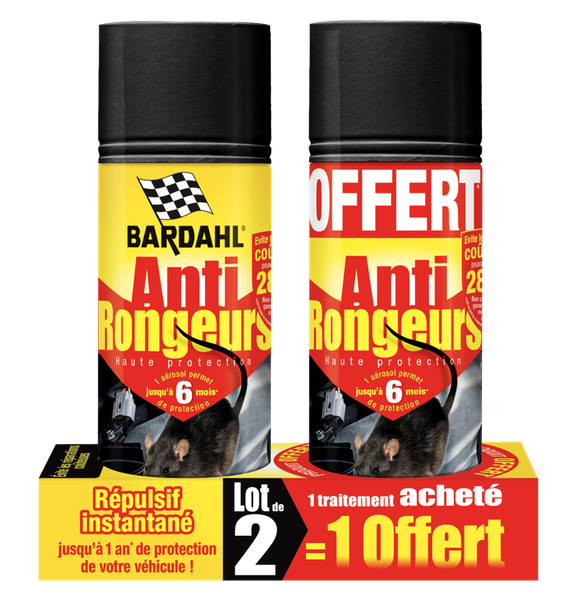 Antirongeur BARDAHL Lot 2 x 400ml