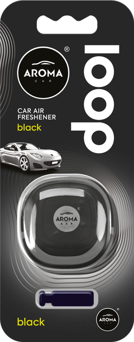 Désodorisant AROMA CAR loop gel 9g black