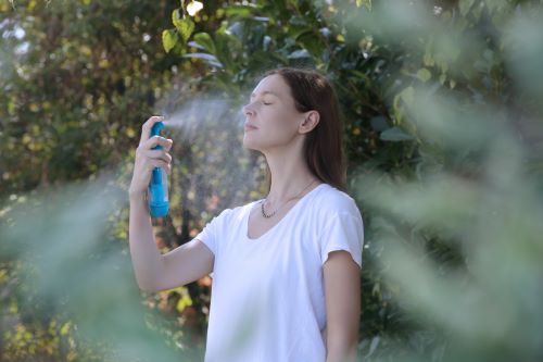 Brumisateur à eau bleu