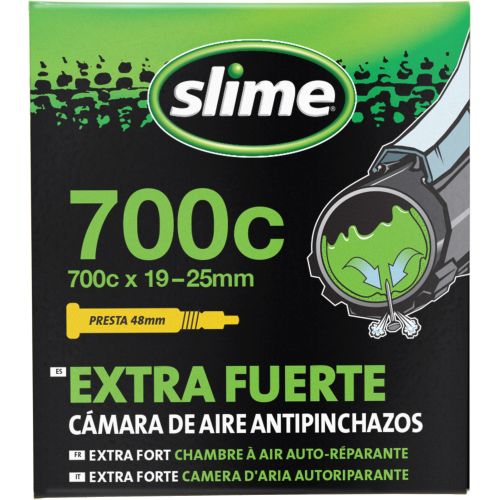 CHAMBRE A AIR AUTO-REPARANTE 700X19 - 25 VALVE PRESTA SLIME 