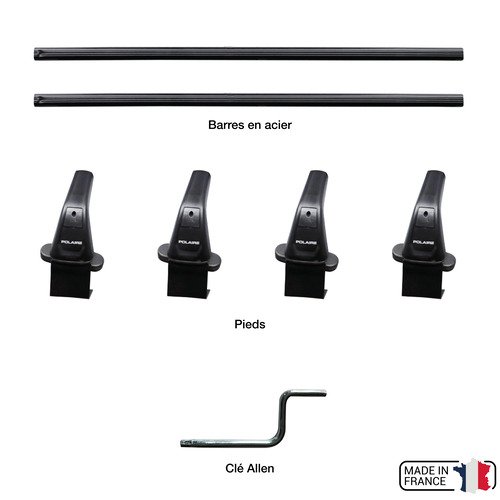 Barre de toit POLAIRE Inspiration 007 Volkswagen golf 7