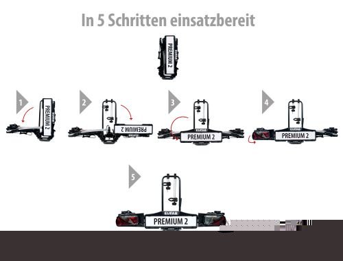 Porte-vélos plateforme EUFAB Premium 2