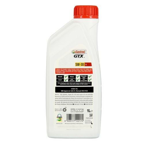 Huile moteur CASTROL Gtx 5W30 C4 1L