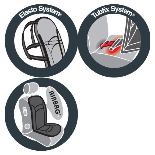 Couvre-siège CUSTOMAGIC Starting Noir/Gris