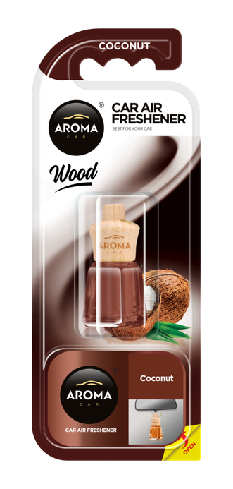Désodorisant AROMA CAR wood mini 4.5ml coconut
