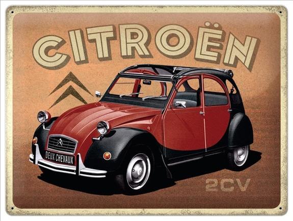 Tin Sign 30 X 40 Cm NOSTALGIC ART  Citroen 2Cv Charleston