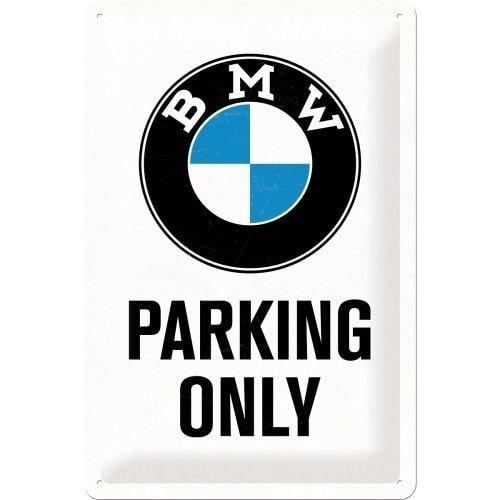 Plaque 20x30 NOSTALGIC ART BMW Parking