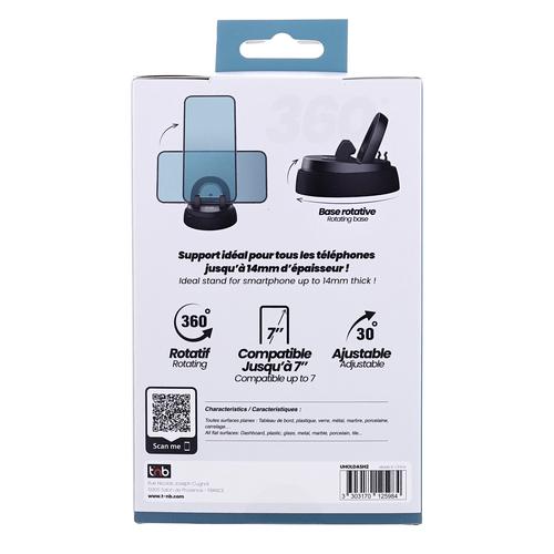 Support univers téléphone tableau bord    TNB- NOIR